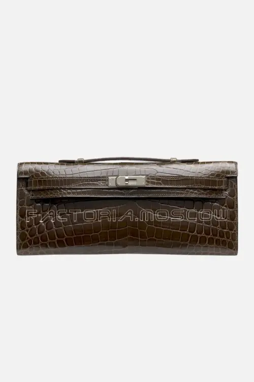 Hermes Kelly Cut Shiny With Palladium Hardware