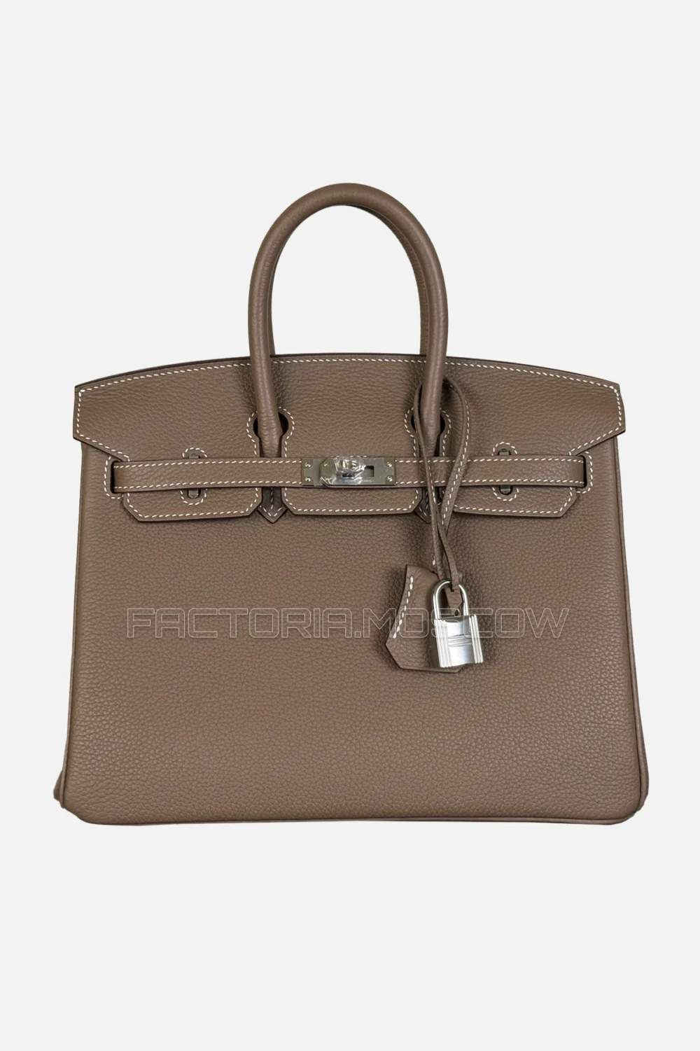 Hermes Birkin 25 Togo Color Etoupe PHW