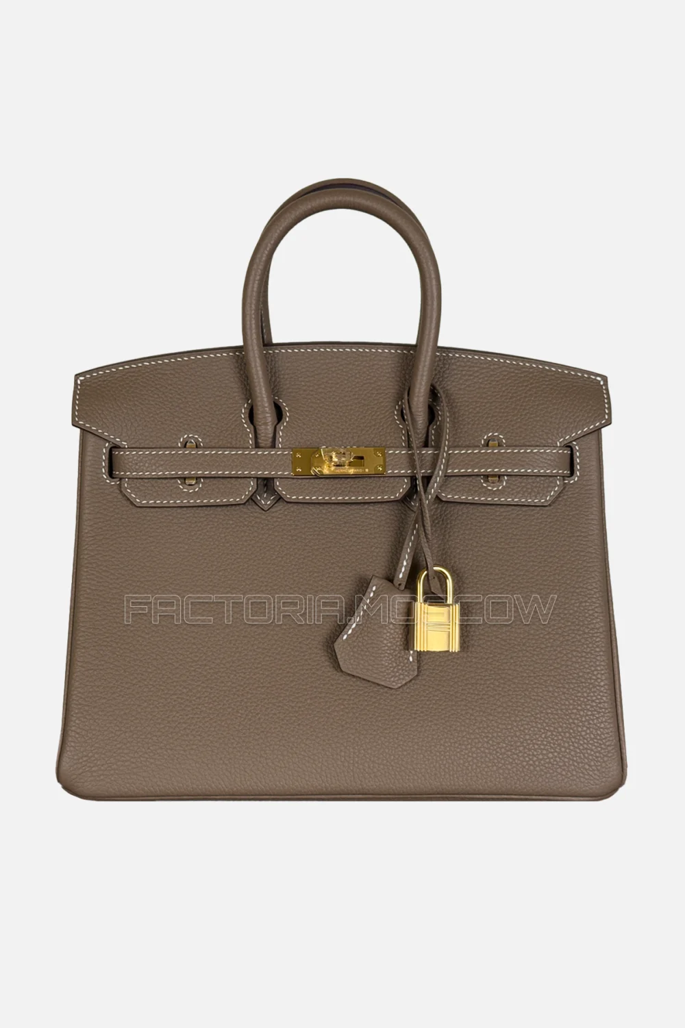 Hermes Birkin 25 Togo Color Etoupe GHW