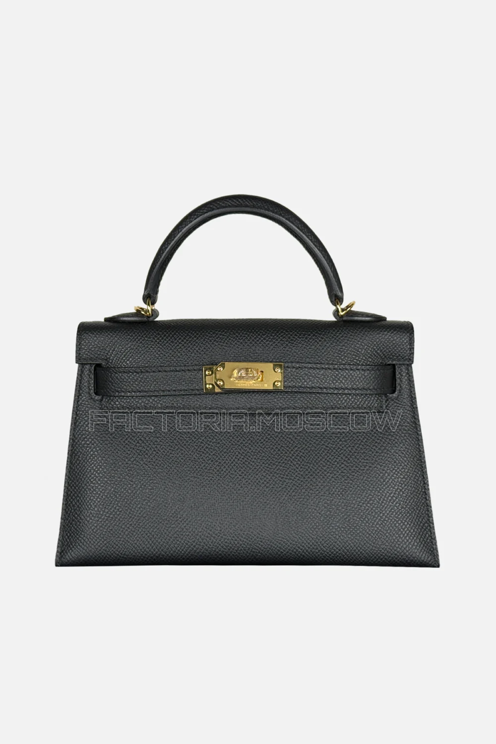 Hermes Kelly Mini 20 Epsom Color Black GHW