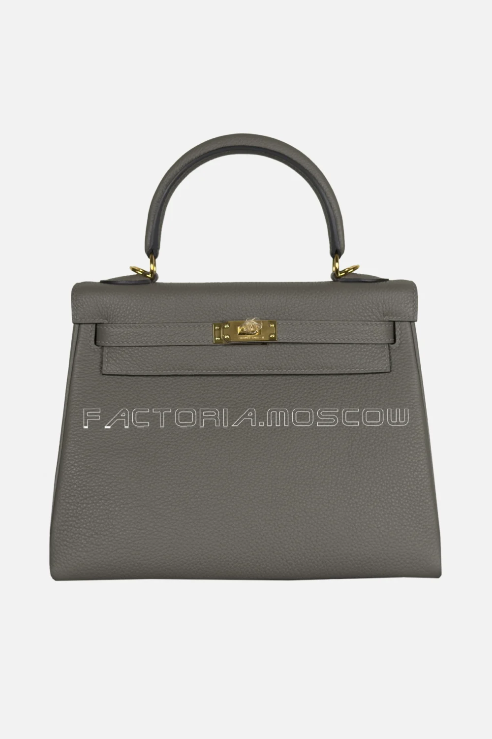 Hermès Kelly Retourne 25 Color Gris Meyer GHW