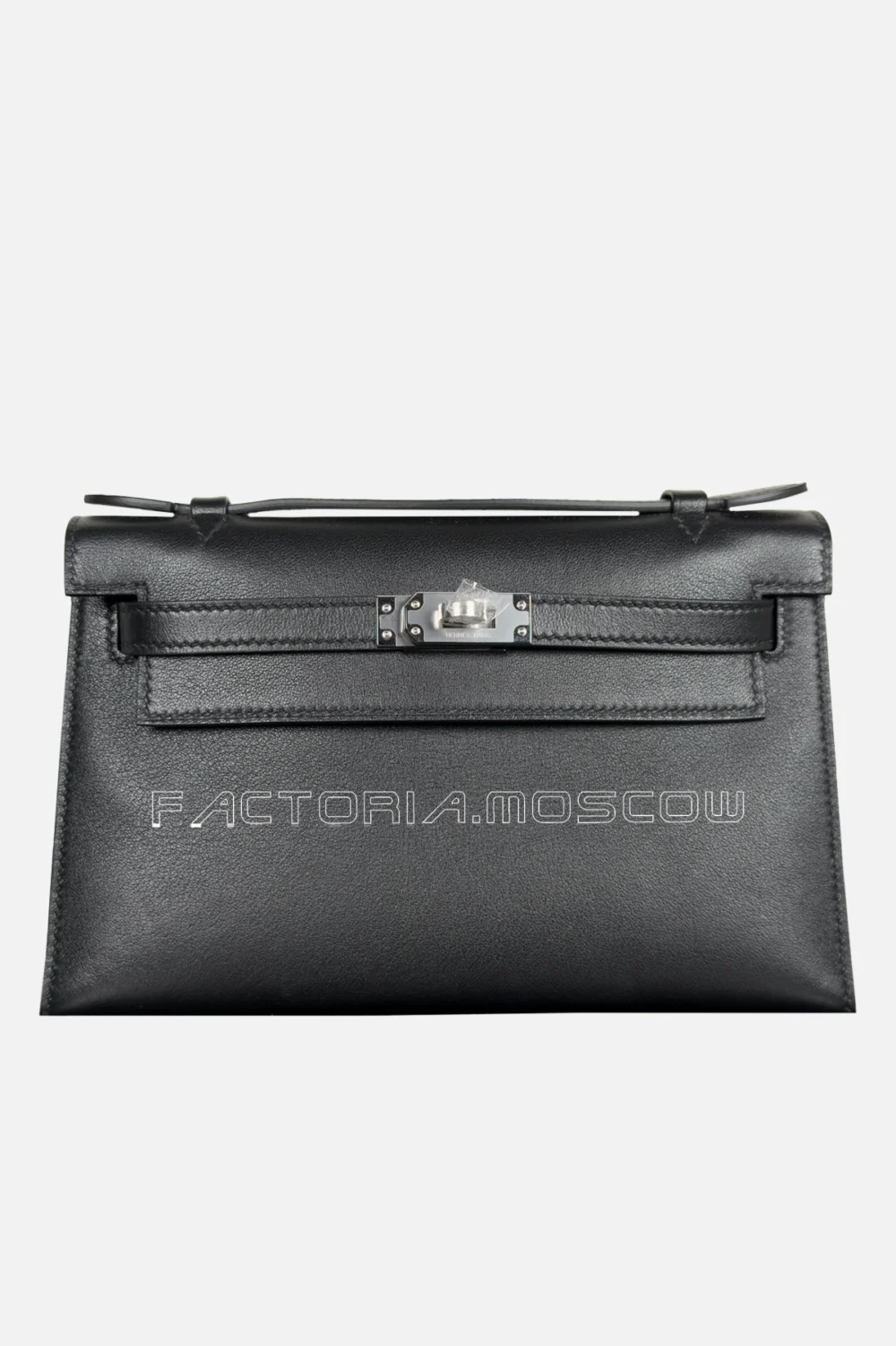 Hermès Kelly Pochette Swift Color Black PHW