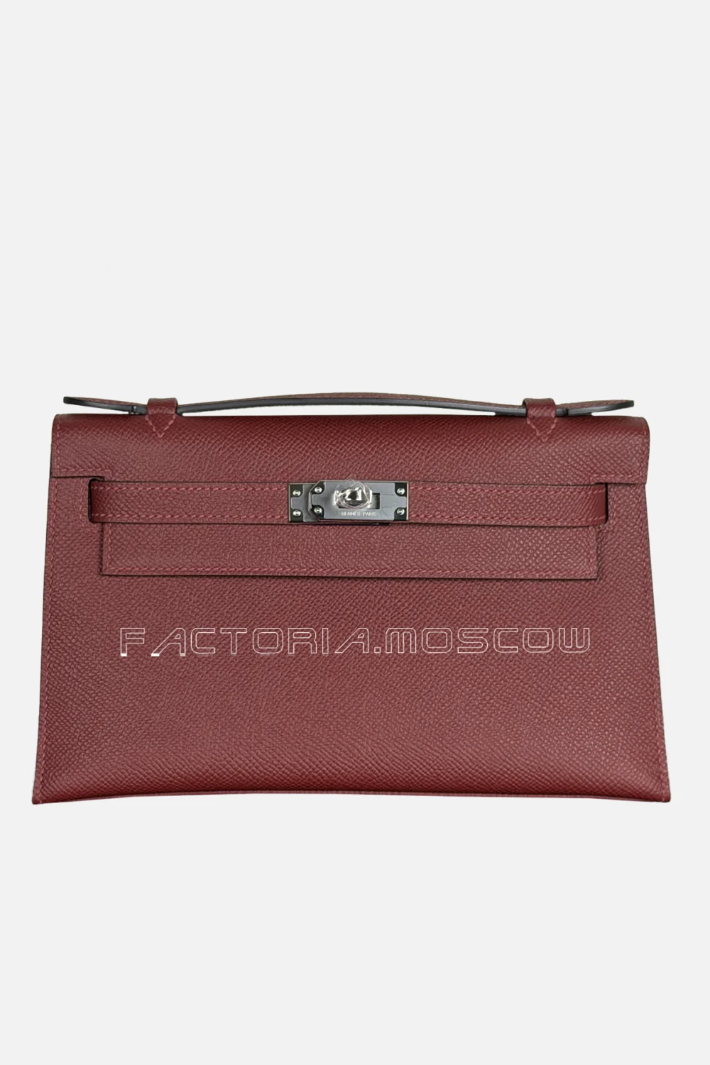 Hermès Kelly Pouchette Epsom Color Rouge H PHW