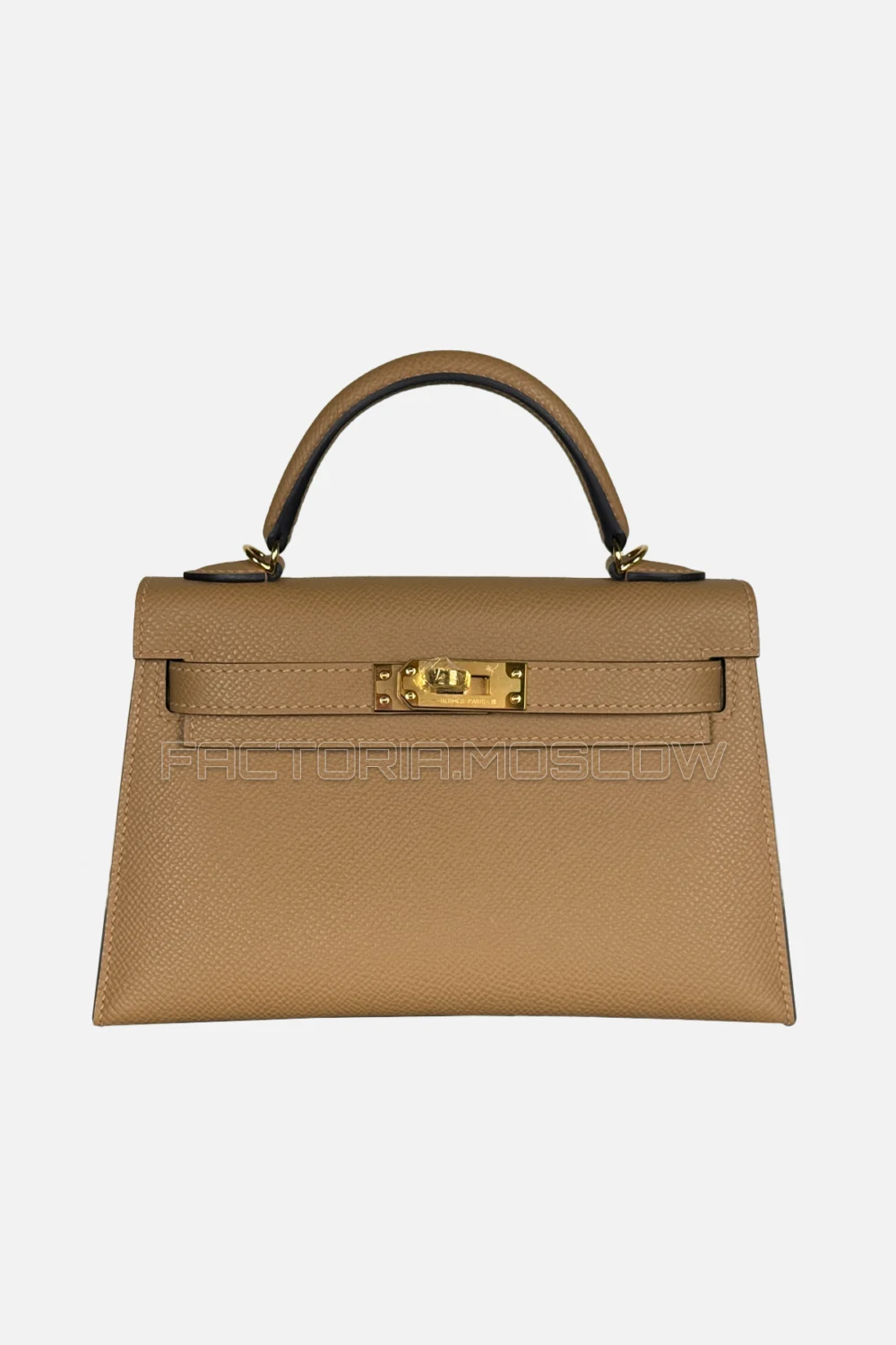 Hermes Kelly Mini 20 Epsom Color Chai GHW