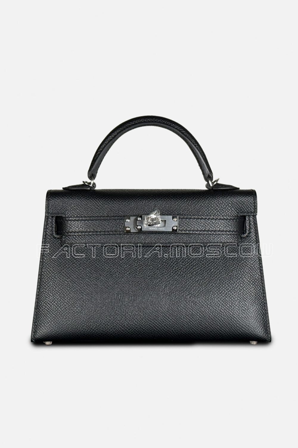 Hermes Kelly Mini 20 Epsom Color Black PHW