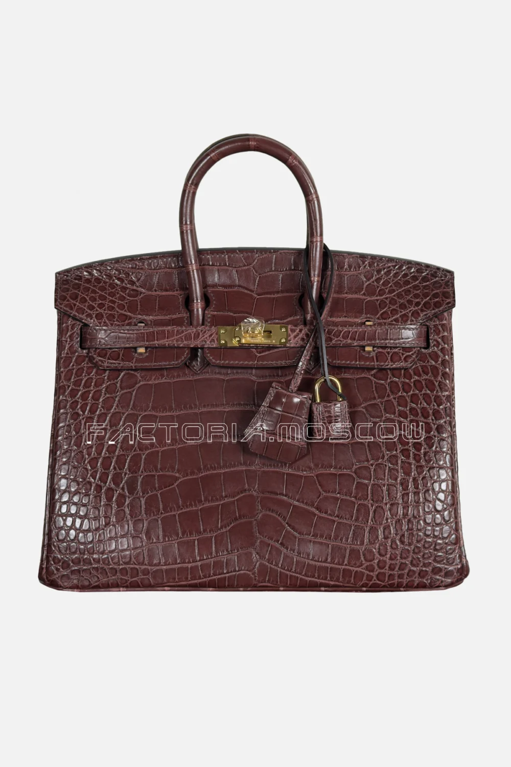 Hermes Birkin 25 Alligator Matte Color Rouge Sellier GHW