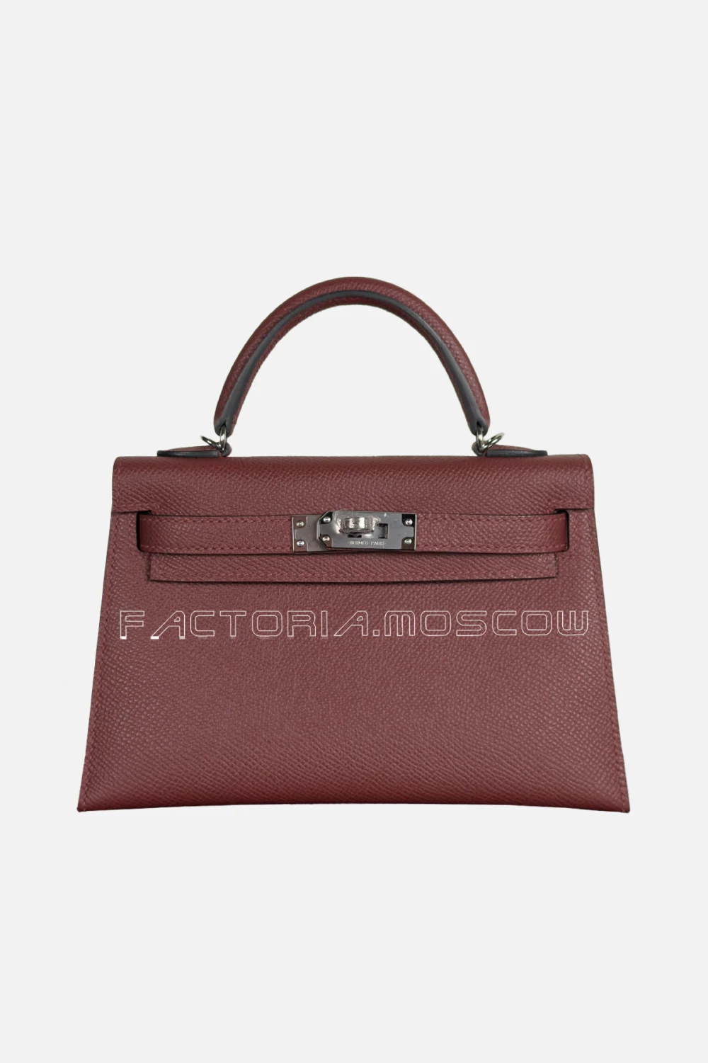 Hermes Kelly Mini 20 Epsom Rouge H PHW