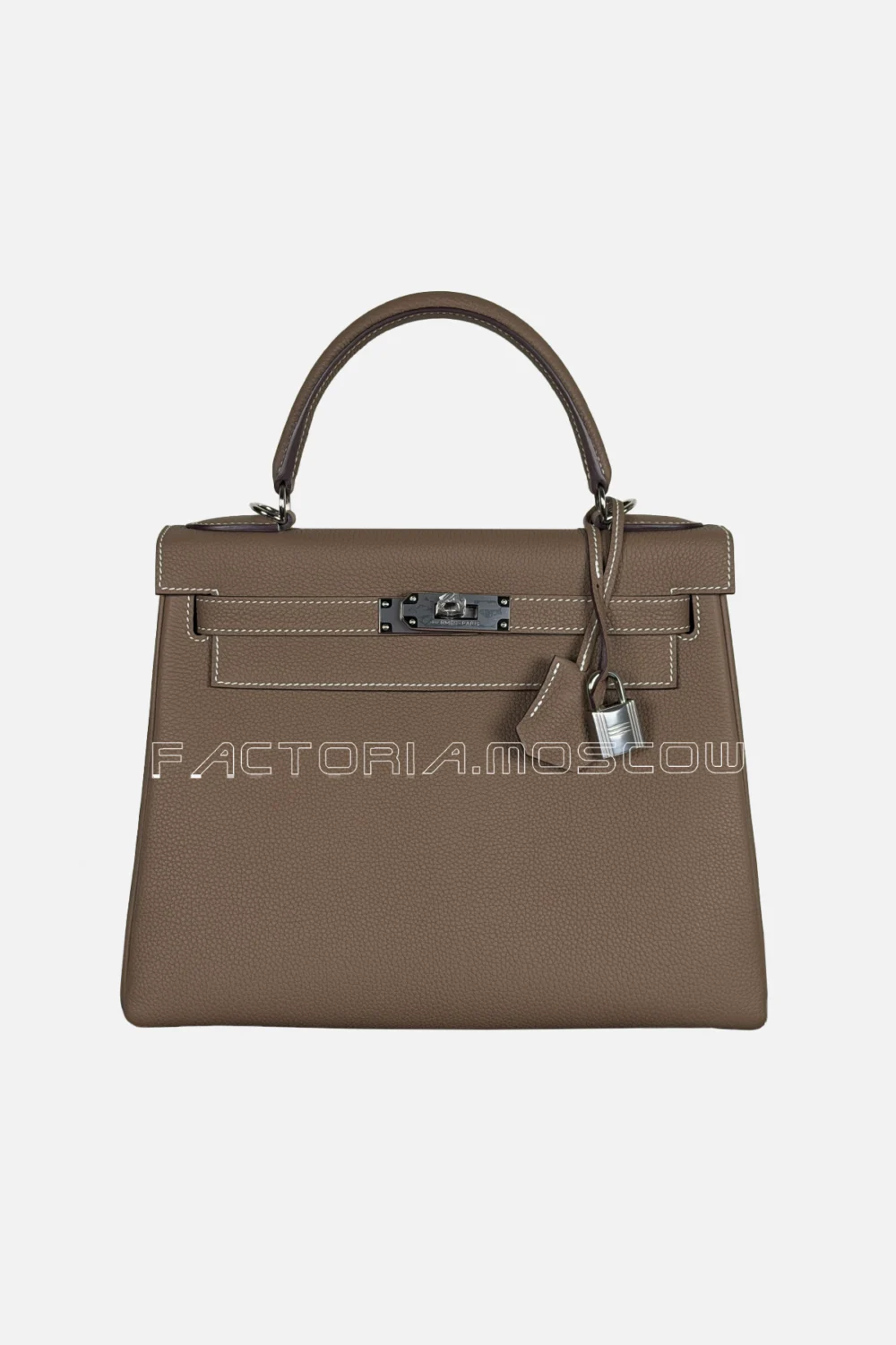 Hermes Kelly 28 Togo Color Etoupe PHW