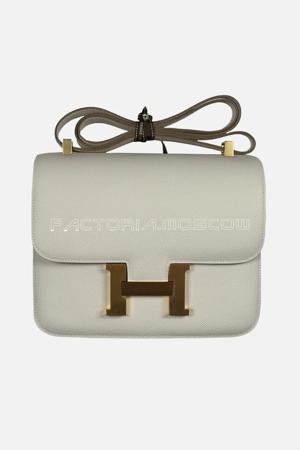 Hermes Constance 24 Epsom Color Craie GHW