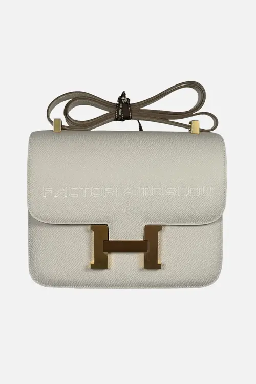 Hermes Constance 24 Epsom Color Craie GHW
