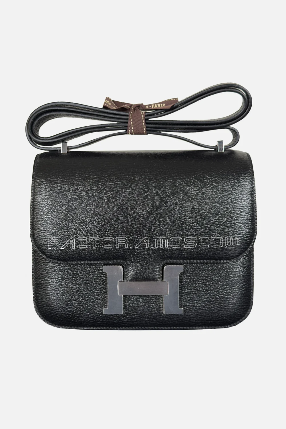 Hermes Constance 18 Chevre Color Black PHW