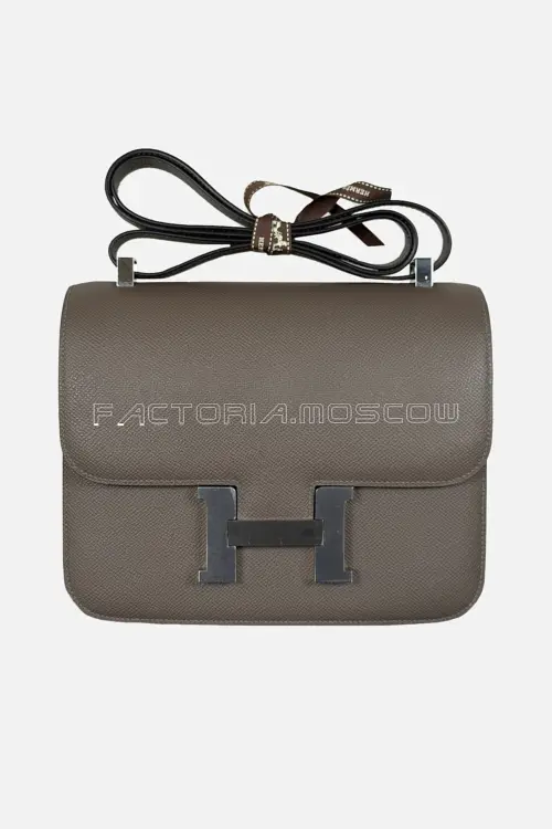 Hermes Constance 24 Epsom Color Gris Etain PHW
