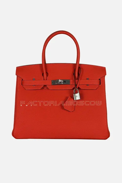 Hermes Birkin 30 Togo Color Feu PHW