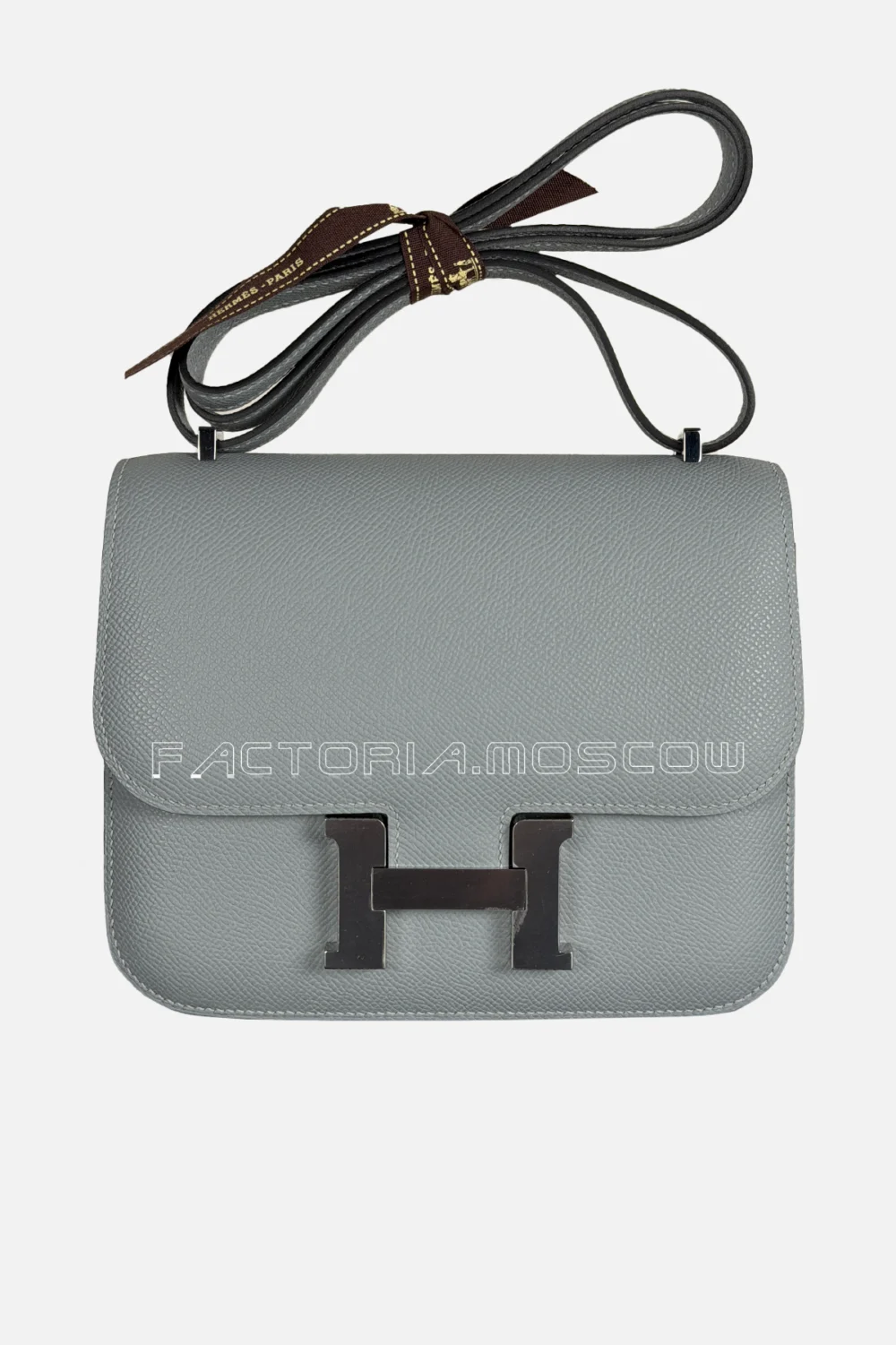 Hermes Constance 18 Epsom Color Gris Pantin Phw