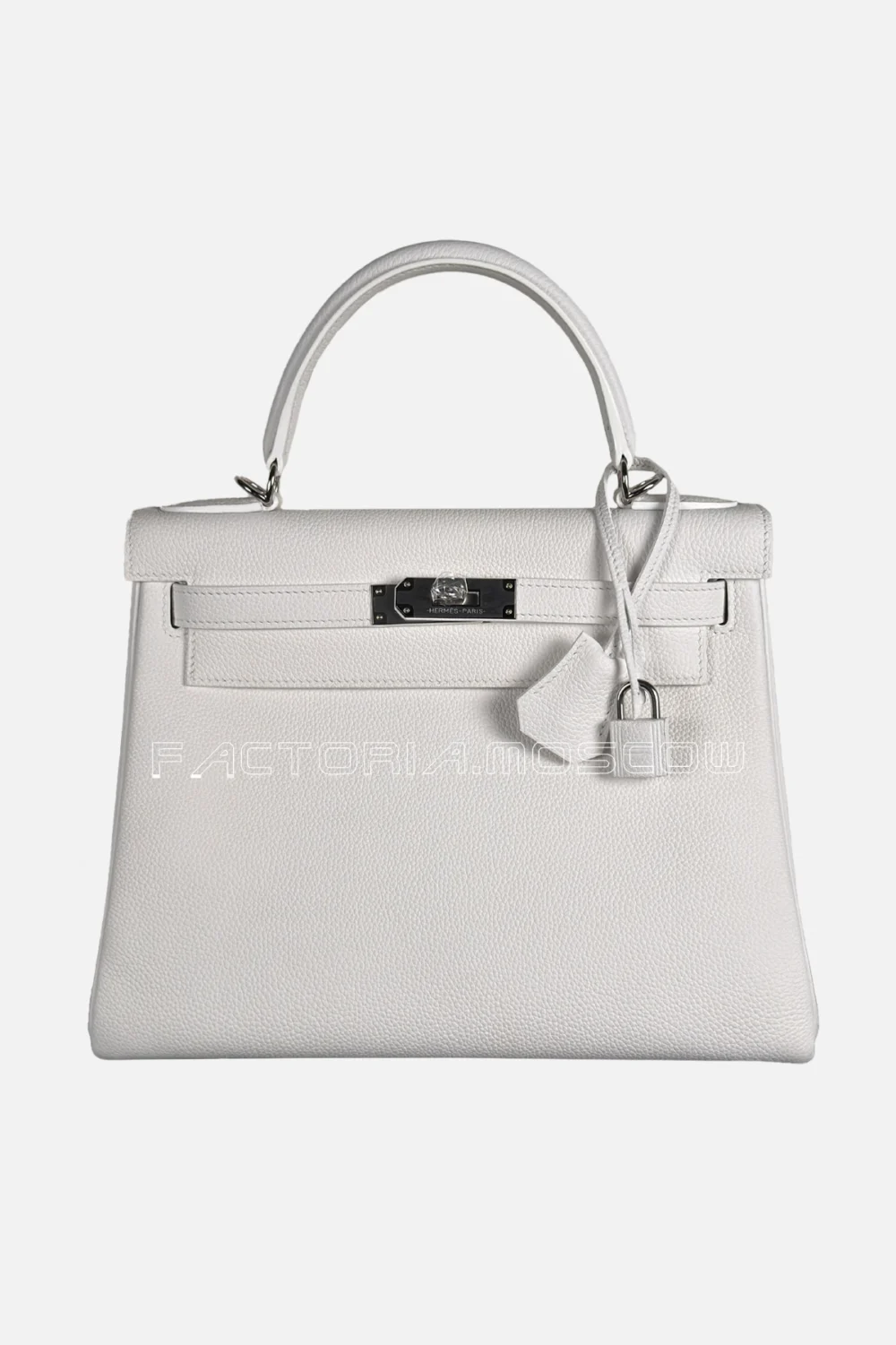 Hermes Kelly Retourne 28 Togo Color White Phw