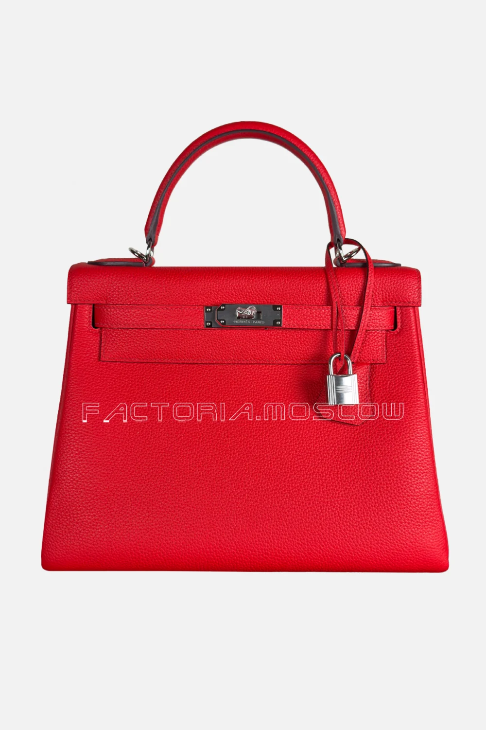 Hermes Kelly Retourne 28 Togo Color Rouge De Coeur Phw