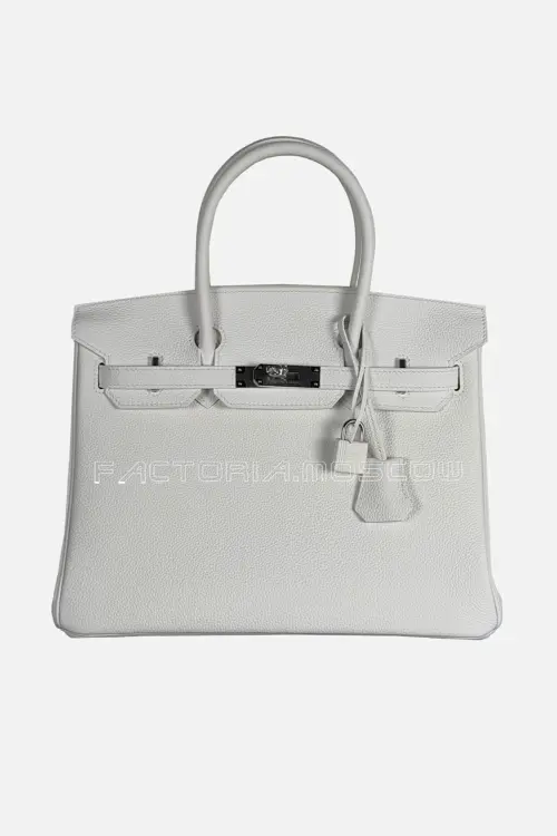 Hermes Birkin 30 Togo Color White Phw