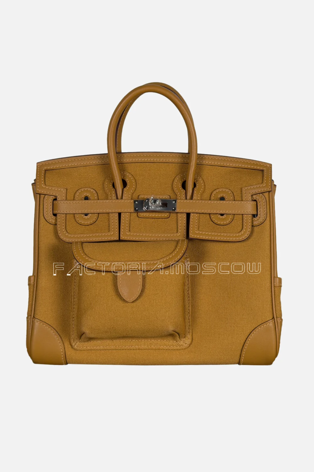 Hermes Birkin Cargo 25 Swift/Toile Sesame/Desert Phw
