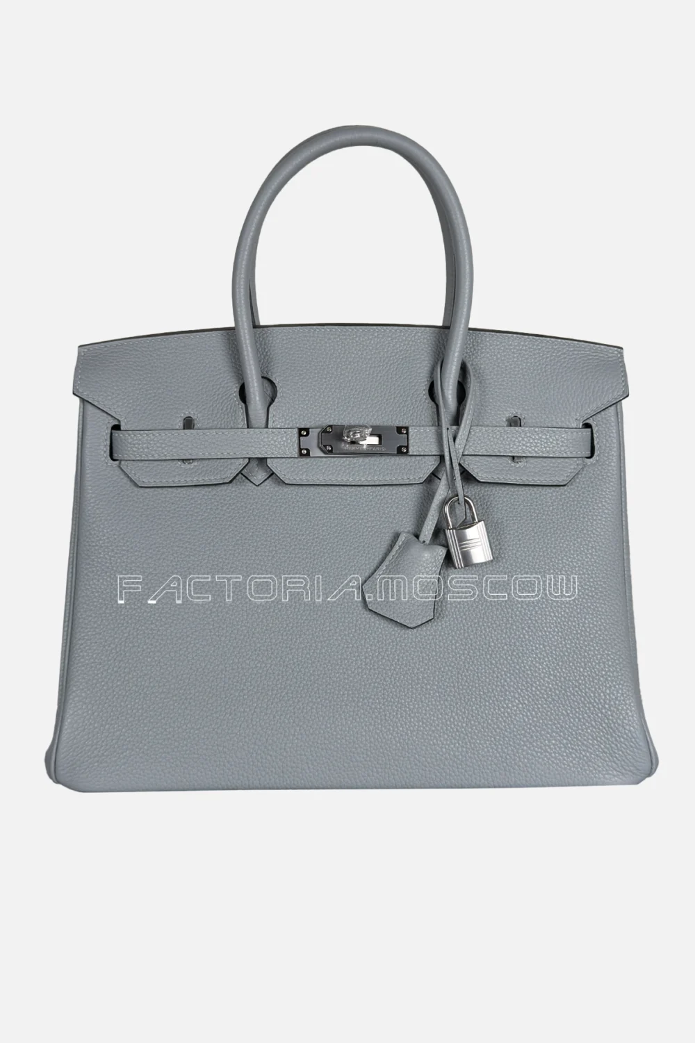 Hermes Birkin 30 Togo Color Blue Glacier Phw