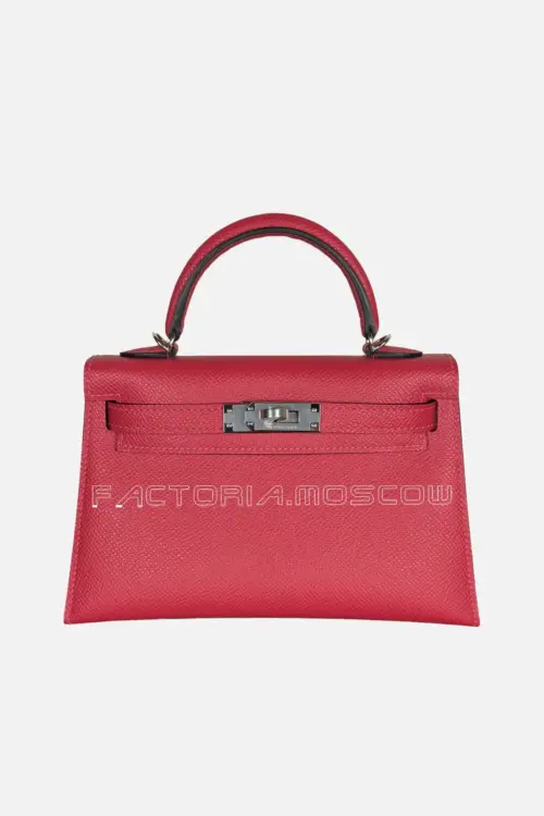 Hermes Kelly Mini 20 Epsom Color Rose Extreme PHW