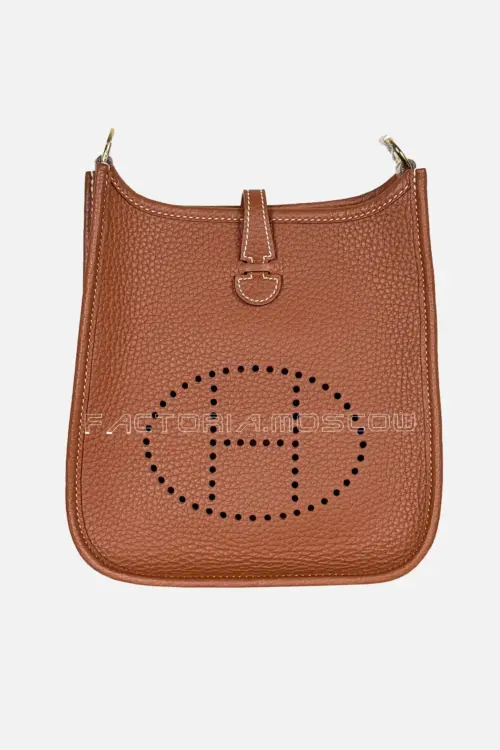 Hermes Evelyne Mini Clemence Color Gold PHW
