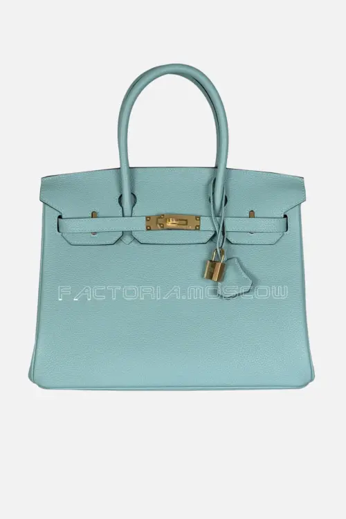 Hermes Birkin 30 Togo Color Blue Atoll Ghw
