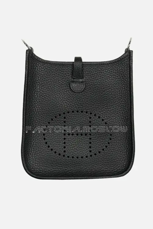 Hermes Evelyne Mini Clemence Color Black PHW