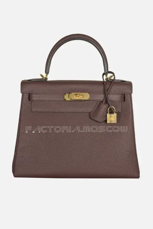 Hermes Kelly Retourne 28 Togo Color Rouge Sellier GHW