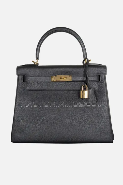 Hermes Kelly Retourne 28 Togo Color Black Ghw